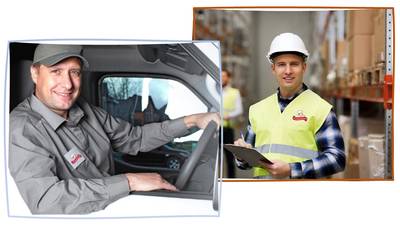 magazynier i kierowca dostawca